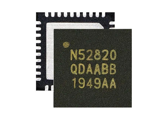 2.4GHz आरएफ ट्रांसीवर बीटी चिप्स NRF52820-CFAA-D-R7 44-UFBGA