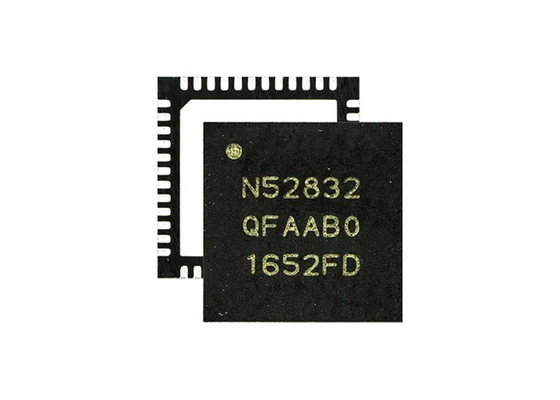 आरएफ ट्रांसीवर बीटी आईसी 2.4GHz 48-VFQFN NRF52832-QFAA-G-R7 मल्टीकोर सिस्टम