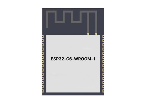 मल्टीप्रोटोकॉल 2.4GHz BT वाईफाई ट्रांसीवर मॉड्यूल ESP32-C6-WROOM-1-N4