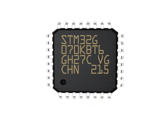 STM32G070KBT6 32-बिट माइक्रोकंट्रोलर MCU 64MHz क्लॉक स्पीड और 64KB फ्लैश मेमोरी के साथ