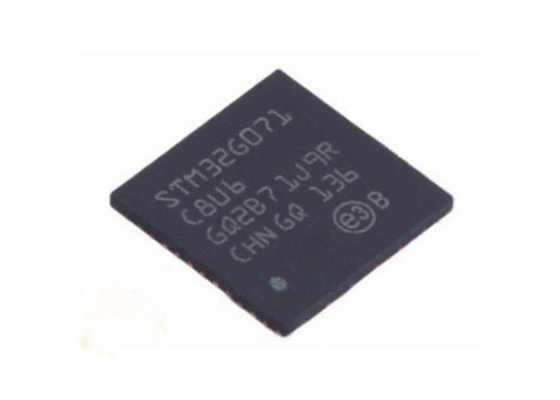 STM32G071C8U6 32-बिट सिंगल-कोर एंबेडेड माइक्रोकंट्रोलर IC 48-UFQFN पैकेज