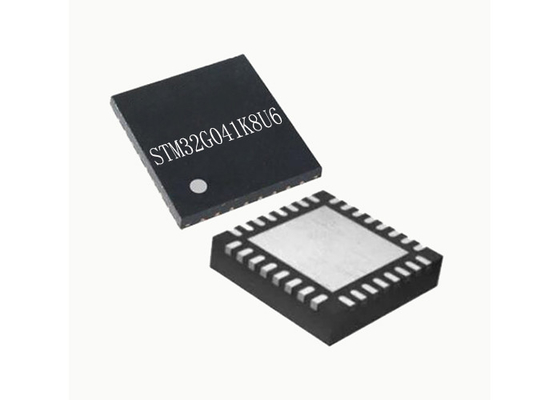 64MHz माइक्रोकंट्रोलर MCU STM32G041K8U6 32बिट माइक्रोकंट्रोलर IC 32-UFQFN सिंगल कोर