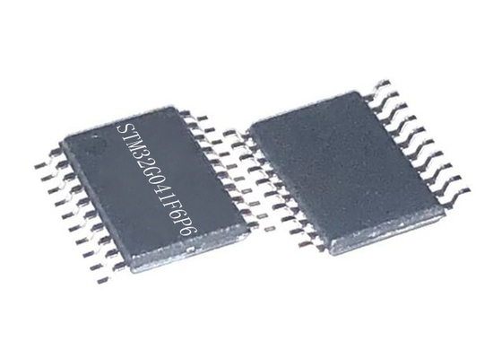 सिंगल कोर 32 बिट MCU चिप्स STM32G041F6P6 ARM Cortex-M0+ 20-TSSOP