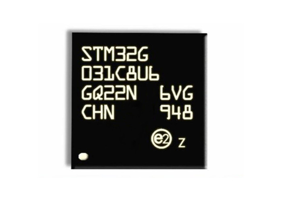 सिंगल कोर STM32G031C8U6 एंबेडेड माइक्रोकंट्रोलर MCU 64MHz IC चिप्स