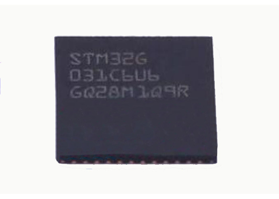 64MHz MCU माइक्रोकंट्रोलर IC STM32G031C6U6 ARM Cortex-M0+ 48-UFQFN