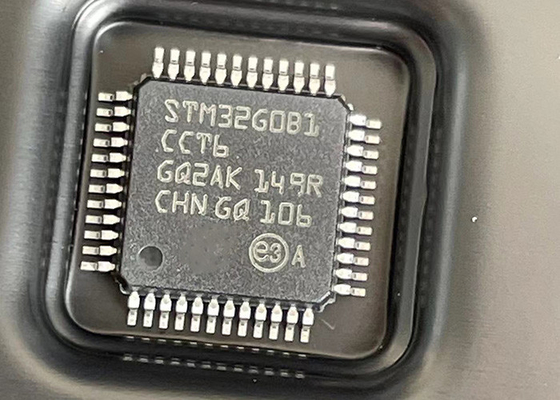 एंबेडेड माइक्रोकंट्रोलर IC STM32G0B1CCT6 64MHz 256KB 48-LQFP सरफेस माउंट