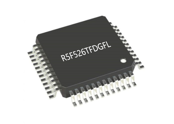 32-बिट MCU R5F526TFDGFL RXv3 RX26T माइक्रोकंट्रोलर IC 512KB फ़्लैश 48-LFQFP
