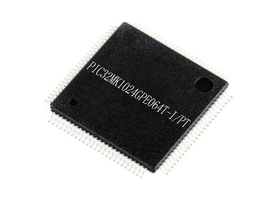 सामान्य प्रयोजन PIC32MK1024GPE064T-I/PT माइक्रोकंट्रोलर MCU 64-TQFP सिंगल कोर