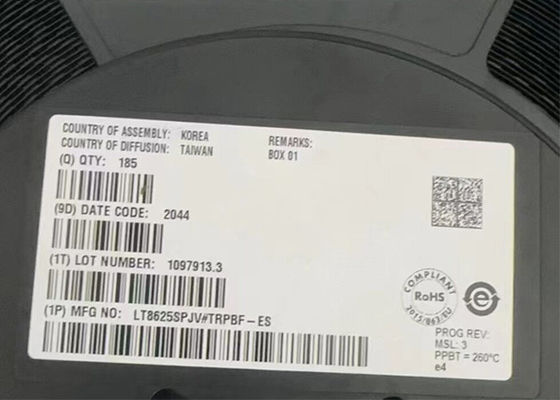 LT8625SPJV आईसी चिप्स 18V 8A स्टेप-डाउन साइलेंट स्विचर 3 अल्ट्रालो शोर संदर्भ के साथ