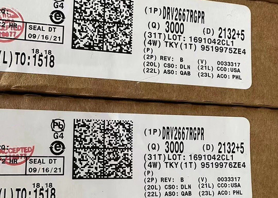 एकीकृत सर्किट चिप DRV2667RGPR Piezo Haptic Driver 20-QFN मोटर ड्राइवर IC