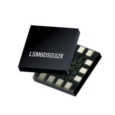 सेंसर आईसी LSM6DSO32XTR iNEMO 6 DoF 32g त्वरकमीटर के साथ जड़ता मॉड्यूल