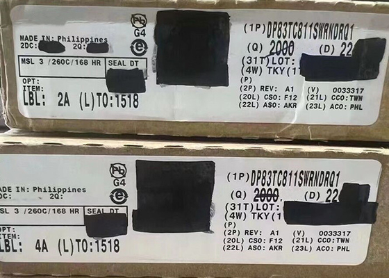 DP83TC811SWRNDRQ1 कम पावर ऑटोमोटिव ईथरनेट PHY ट्रांससीवर 36-VQFN