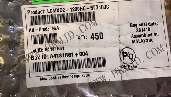 फील्ड प्रोग्राम करने योग्य गेट सरणी LCMXO2-1200HC-5TG100C 79 I/O MachXO2 फील्ड प्रोग्राम करने योग्य गेट सरणी IC 100-LQFP