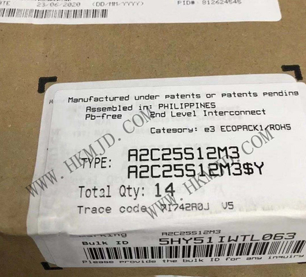 ऑटोमोटिव IGBT मॉड्यूल A2C25S12M3 25A 197W ट्रेंच गेट फील्ड-स्टॉप IGBT मॉड्यूल