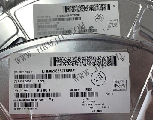 एकीकृत सर्किट चिप LT8302IS8E 65V 8A सिंक्रोनस स्टेप-डाउन कन्वर्टर 8-SOIC