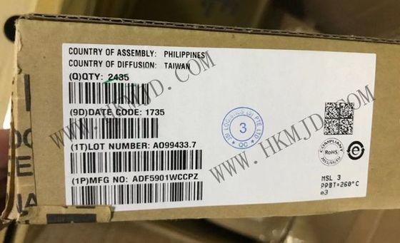 एकीकृत सर्किट चिप ADF5901WCCPZ 2-चैनल पीए आउटपुट आरएफ ट्रांसमीटर