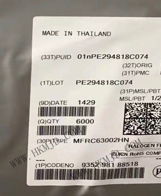 एकीकृत सर्किट चिप MFRC63002HN 3V RFID ट्रांसपोंडर आईसी 32-VFQFN
