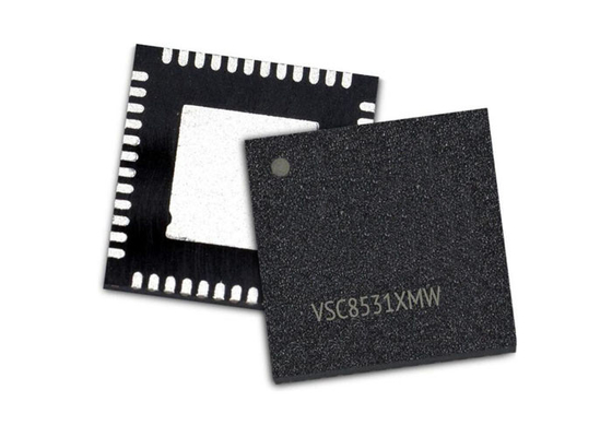 ईथरनेट आईसी VSC8531XMW-02 1 पोर्ट GbE ईथरनेट कॉपर PHY ट्रांससीवर 48-QFN