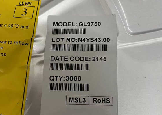 एकीकृत सर्किट चिप GL9750 3.3V से 1.2V कार्ड रीडर नियंत्रक QFN-32