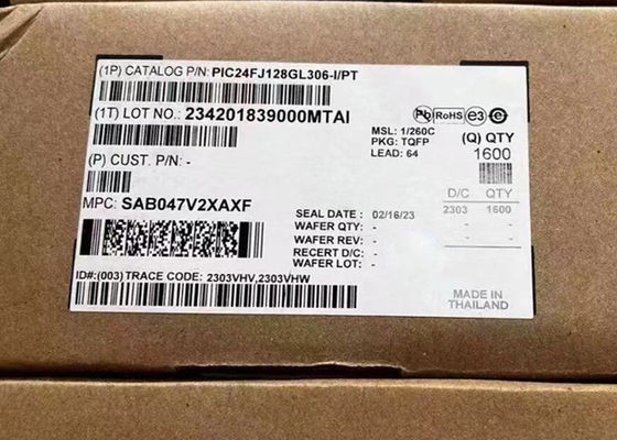 माइक्रोकंट्रोलर MCU PIC24FJ128GL306-I/PT 16-बिट eXtreme Low-Power माइक्रोकंट्रोलर