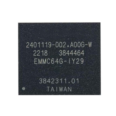 मेमोरी आईसी चिप EMMC64G-IY29-5B111 512Gbit Non Volatile FLASH NAND मेमोरी आईसी