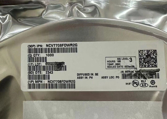 एकीकृत सर्किट चिप NCV7708FDWR2G 500mA डबल हेक्स हाफ ब्रिज ड्राइवर 28-SOIC