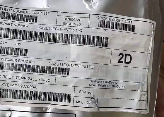 XAZU11EG-1FFVF1517Q 256KB क्वाड-कोर एम्बेडेड SoC FPGA IC 1517-BBGA पैकेज