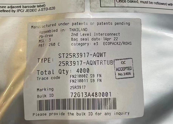 एकीकृत सर्किट चिप ST25R3917-AQWT उच्च प्रदर्शन NFC सार्वभौमिक उपकरण