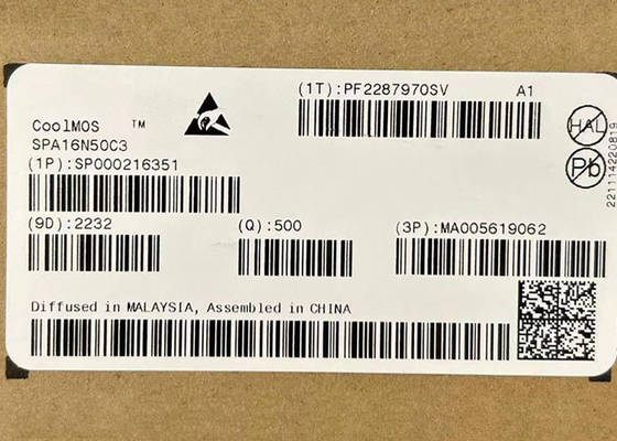 एकीकृत सर्किट चिप SPA16N50C3 560V एन-चैनल पावर MOSFET ट्रांजिस्टर TO-220-3