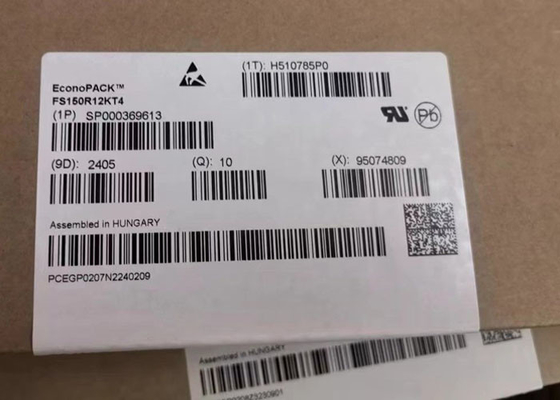 ऑटोमोटिव IGBT मॉड्यूल FS150R12KT4 1.2kV 150A 6-पैक IGBT सिलिकॉन मॉड्यूल