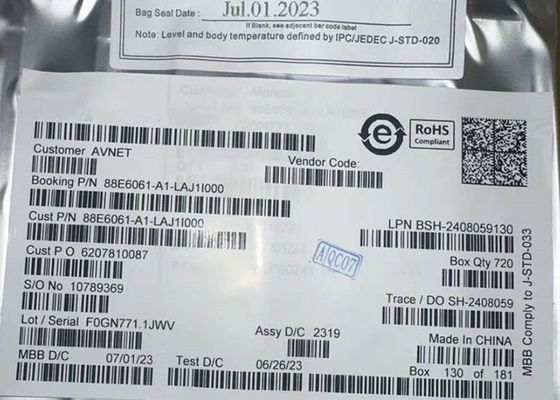 ईथरनेट आईसी 88E6061-A1-LAJ1I000 6-पोर्ट 100Mbps ईथरनेट स्विच आईसी PQFP-128 पैकेज