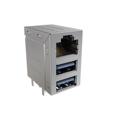 RJE361882305 कनेक्टर्स मॉड्यूलर जैक कनेक्टर 8POS कॉम्बो-स्टैक कनेक्टर