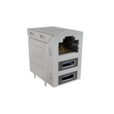 RJE36188310CH कनेक्टर्स संयोजन कनेक्टर 8POS मॉड्यूलर जैक कॉम्बो कनेक्टर