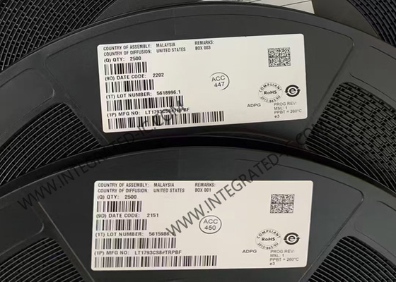 LT1793CS8 एकीकृत सर्किट चिप कम शोर पीकोएम्पियर पूर्वाग्रह वर्तमान जेएफईटी इनपुट परिचालन एम्पलीफायर