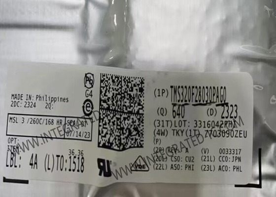 TMS320F28030PAGQ माइक्रोकंट्रोलर MCU ऑटोमोटिव 60MHz C2000TM 32-बिट MCU TQFP-64