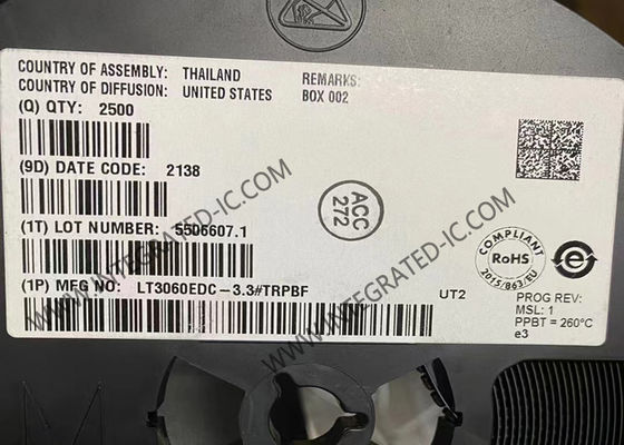 LT3060EDC-3.3 एकीकृत सर्किट चिप एलडीओ रैखिक नियामक 45V सकारात्मक रैखिक नियामक