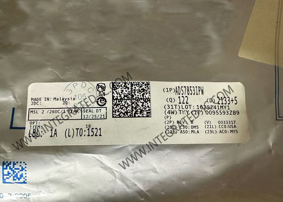 ADS7853IPW एकीकृत सर्किट चिप दोहरी उच्च गति समवर्ती नमूनाकरण एनालॉग-डिजिटल कन्वर्टर्स