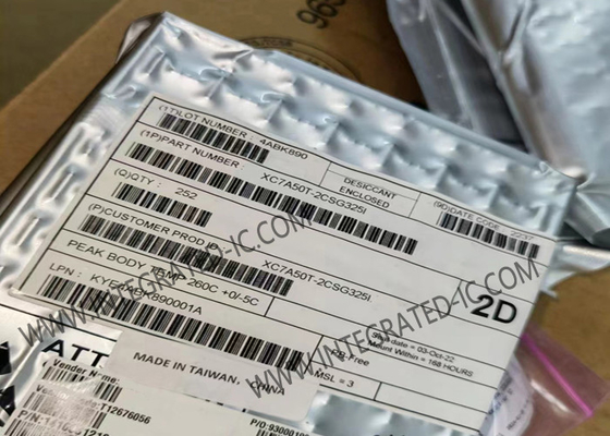 फील्ड प्रोग्राम करने योग्य गेट सरणी XC7A50T-2CSG325I Artix-7 एम्बेडेड FPGA प्रोग्राम करने योग्य तर्क IC 324-LFBGA