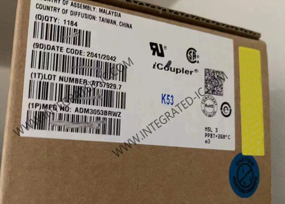 ADM3053BRWZ एकीकृत सर्किट चिप पृथक CAN ट्रांससीवर SOIC-20 CAN FD ट्रांससीवर