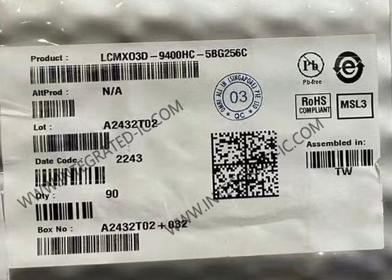 LCMXO3D-9400HC-5BG256C फील्ड प्रोग्राम करने योग्य गेट सरणी 256-LFBGA MachXO3D FPGA चिप्स