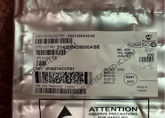 ईथरनेट आईसी वीएससी7425एक्सजेजी-02 10 पोर्ट प्रबंधित लेयर 2-ईथरनेट स्विच आईसी जिसमें 12 ट्रांससीवर बीजीए-672 हैं