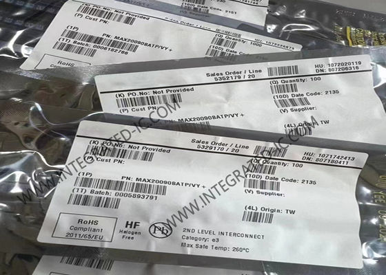 20-WFQFN MAX20090BATP/VY+ ऑटोमोटिव हाई-वोल्टेज हाई-ब्राइटनेस एलईडी नियंत्रक