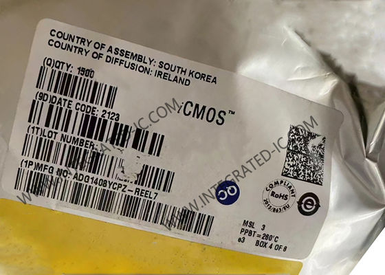 ADG1408YCPZ एकीकृत सर्किट चिप 4Ω 8 - चैनल iCMOS मल्टीप्लेक्सर LFCSP-16