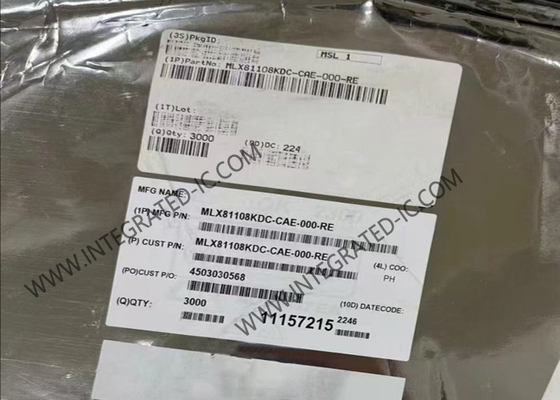 MLX81108KDC-CAE-000-RE एकीकृत सर्किट चिप सिंगल चैनल LIN RGB स्लेव एम्बिएंट लाइट कंट्रोलर