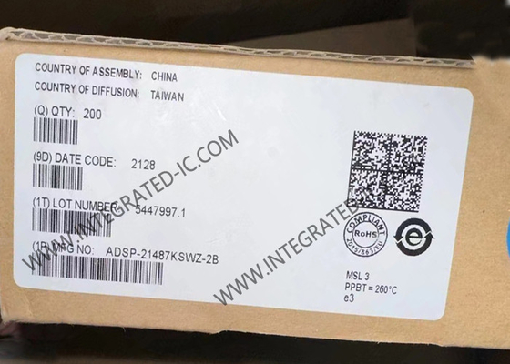 ADSP-21487KSWZ-2B माइक्रोकंट्रोलर MCU SHARC ऑडियो प्रोसेसर 300MHz उच्च प्रदर्शन डीएसपी