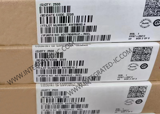 एकीकृत सर्किट चिप AD7793BRUZ 3 चैनल कम शोर 24 बिट सिग्मा डेल्टा एडीसी