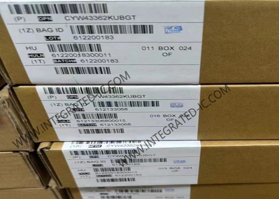 CYW43362KUBGT WIFI 6 चिप सिंगल-चिप एकीकृत IEEE 802.11TM वाई-फाई 4 चिप