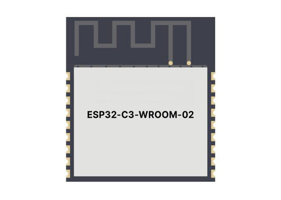 ESP32-C3-WROOM-02-N4 वायरलेस कम्युनिकेशन मॉड्यूल 2.4GHz वाई-फाई + बीटी 5 मॉड्यूल पीसीबी एंटीना