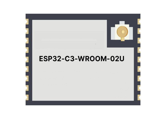 ESP32-C3-WROOM-02U-N8 वायरलेस कम्युनिकेशन मॉड्यूल वाई-फाई और बीटी एलई मॉड्यूल मल्टीप्रोटोकॉल मॉड्यूल