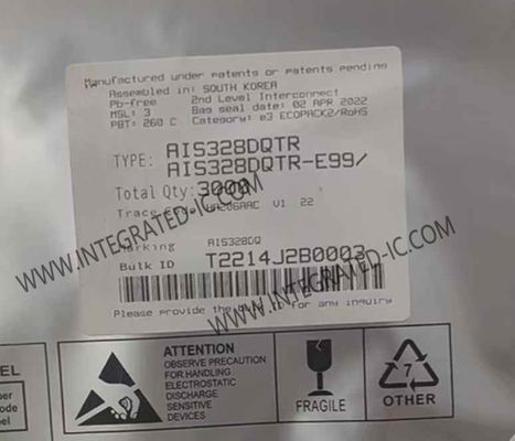AIS328DQTR सेंसर आईसी उच्च प्रदर्शन अल्ट्रा-कम शक्ति 3-अक्ष त्वरक